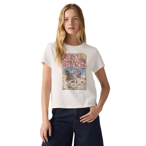 Levi's Graphic Boxy Western Archival Worn By All Cowboys Poster T Shirt